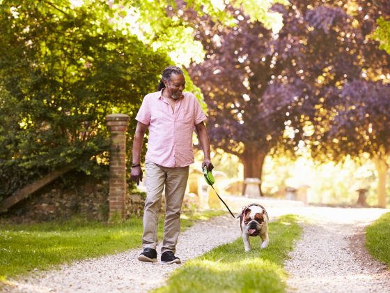 Aging and walking healthy