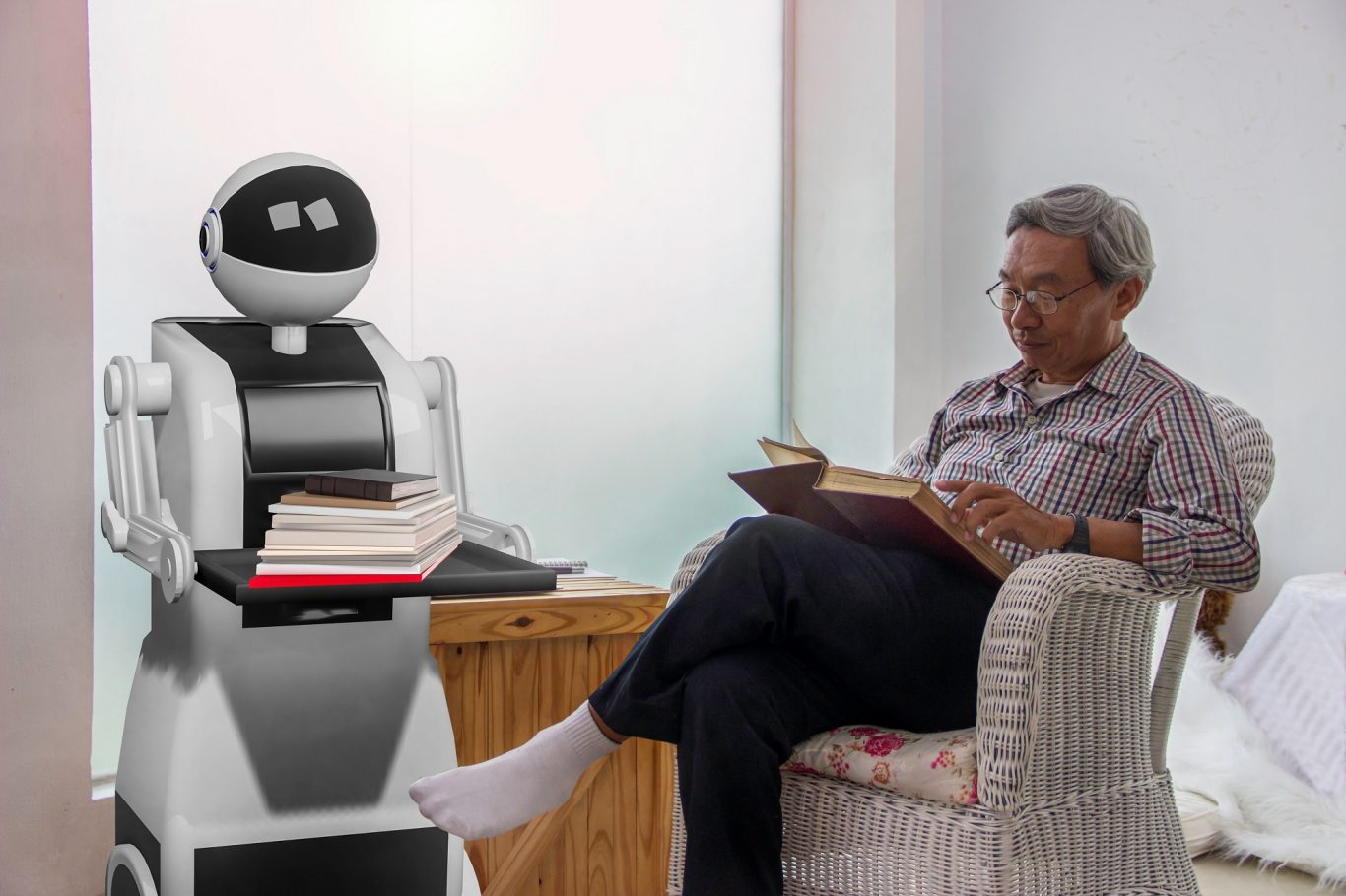 Markér Arkitektur partner Robots may become caretakers for the elderly